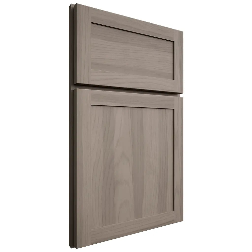 Shiloh Cabinetry Full Overlay Malibu Hickory Plain Cut Sterling Door