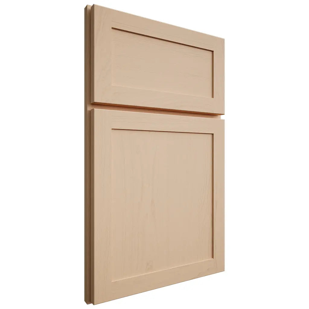Shiloh Cabinetry Full Overlay Malibu Maple Plain Cut Natural Door