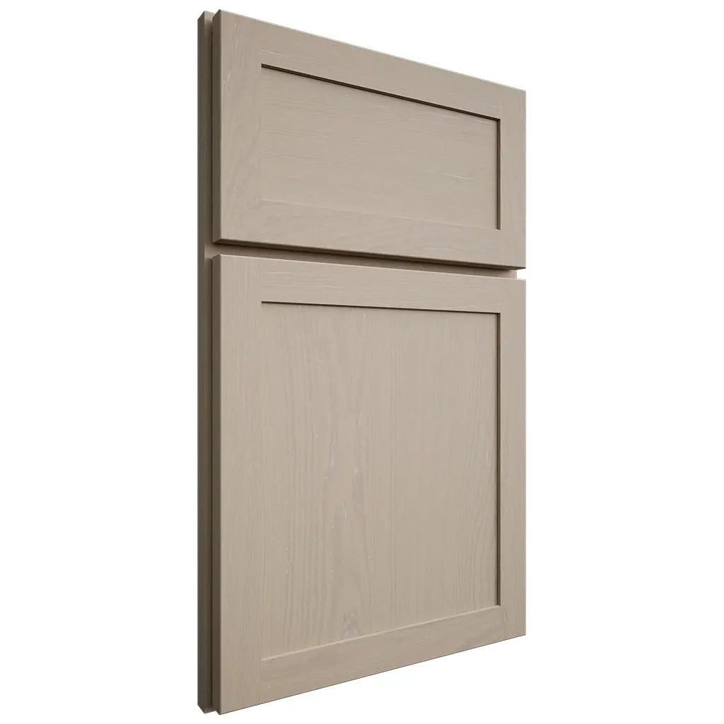 Shiloh Cabinetry Full Overlay Malibu Maple Plain Cut Pebble Door