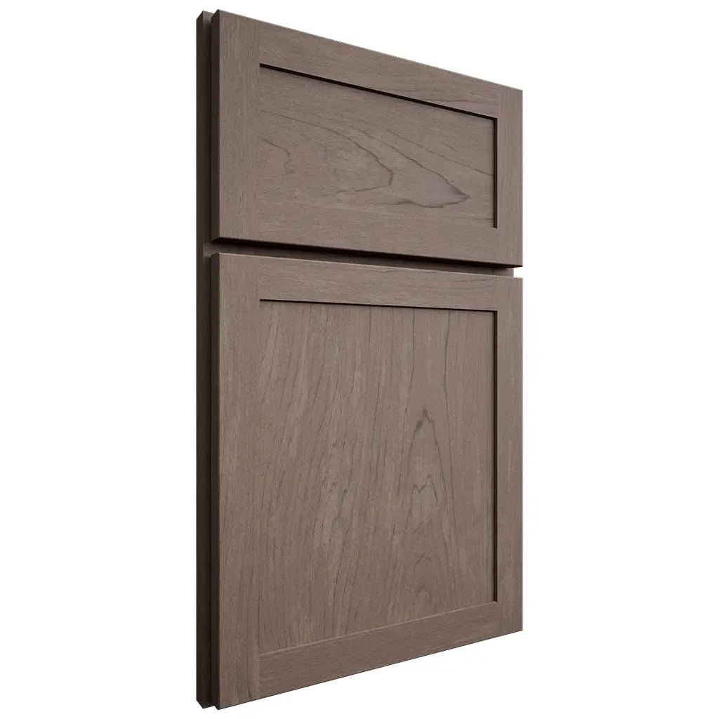 Shiloh Cabinetry Full Overlay Malibu Poplar Plain Cut River Rock Door