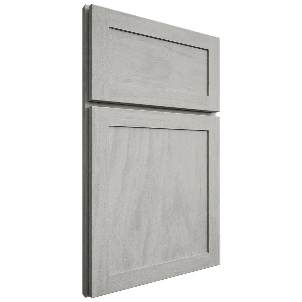 Shiloh Cabinetry Full Overlay Malibu Poplar Plain Cut Stratus Door