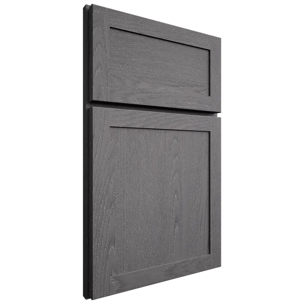 Shiloh Cabinetry Full Overlay Malibu Red Oak Plain Cut Cadet Door