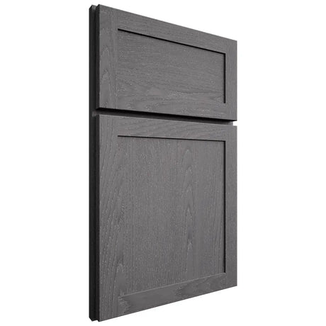 Shiloh Cabinetry Full Overlay Malibu Red Oak Plain Cut Cadet Door