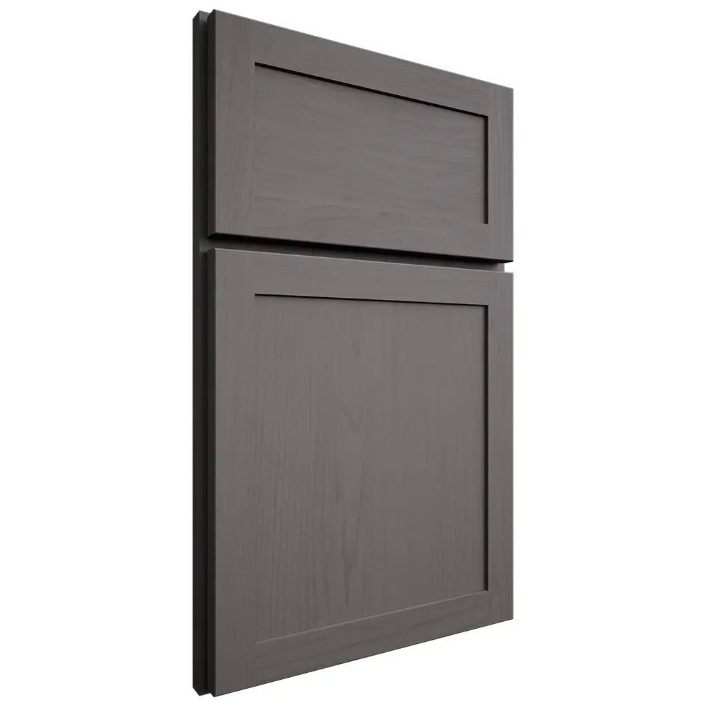 Shiloh Cabinetry Full Overlay Malibu Walnut Plain Cut Cadet Door