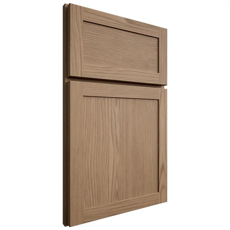 Shiloh Cabinetry Full Overlay Malibu White Oak Plain Cut Natural Door