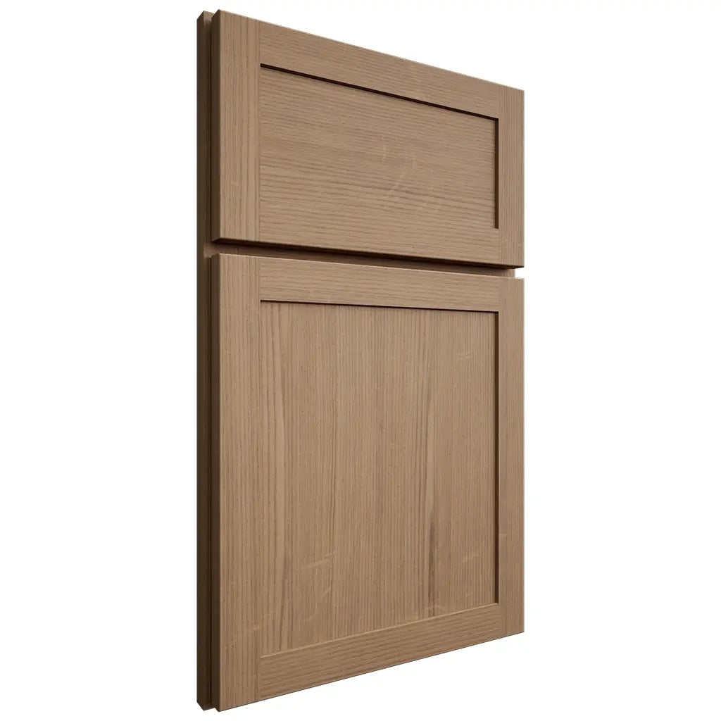 Shiloh Cabinetry Full Overlay Malibu White Oak Quarter Sawn Natural Door