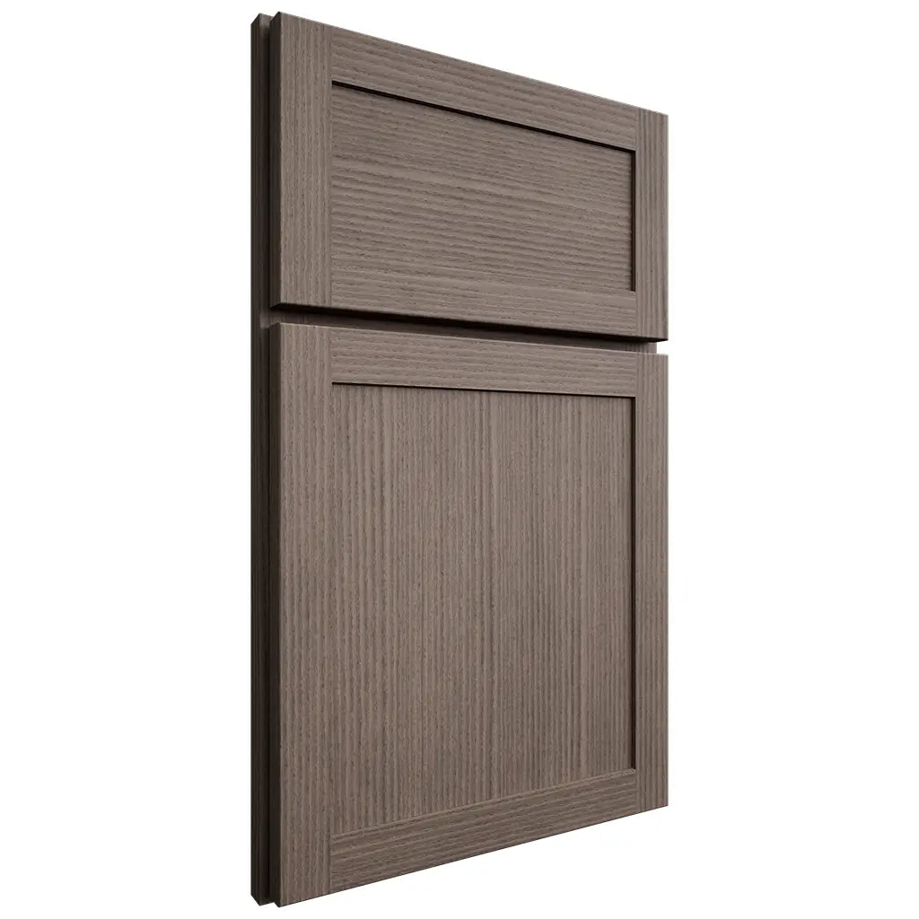 Shiloh Cabinetry Full Overlay Malibu White Oak Rift Cut Clay Door