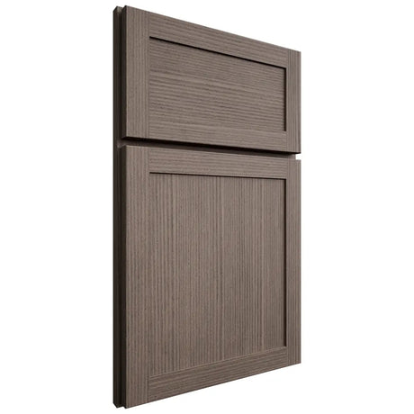 Shiloh Cabinetry Full Overlay Malibu White Oak Rift Cut Clay Door