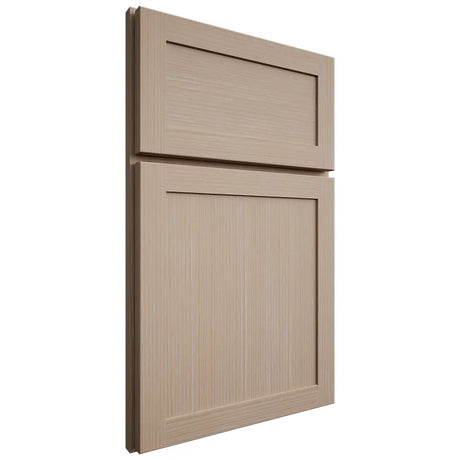 Shiloh Cabinetry Full Overlay Malibu White Oak Rift Cut Straw Door
