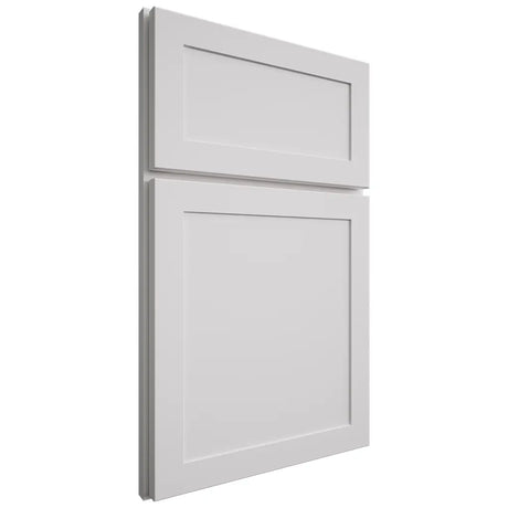 Shiloh Cabinetry Full Overlay Malibu One Paintable Polar Door