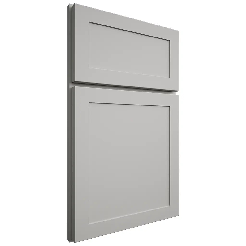 Shiloh Cabinetry Full Overlay Malibu One Paintable Unusual Gray Door