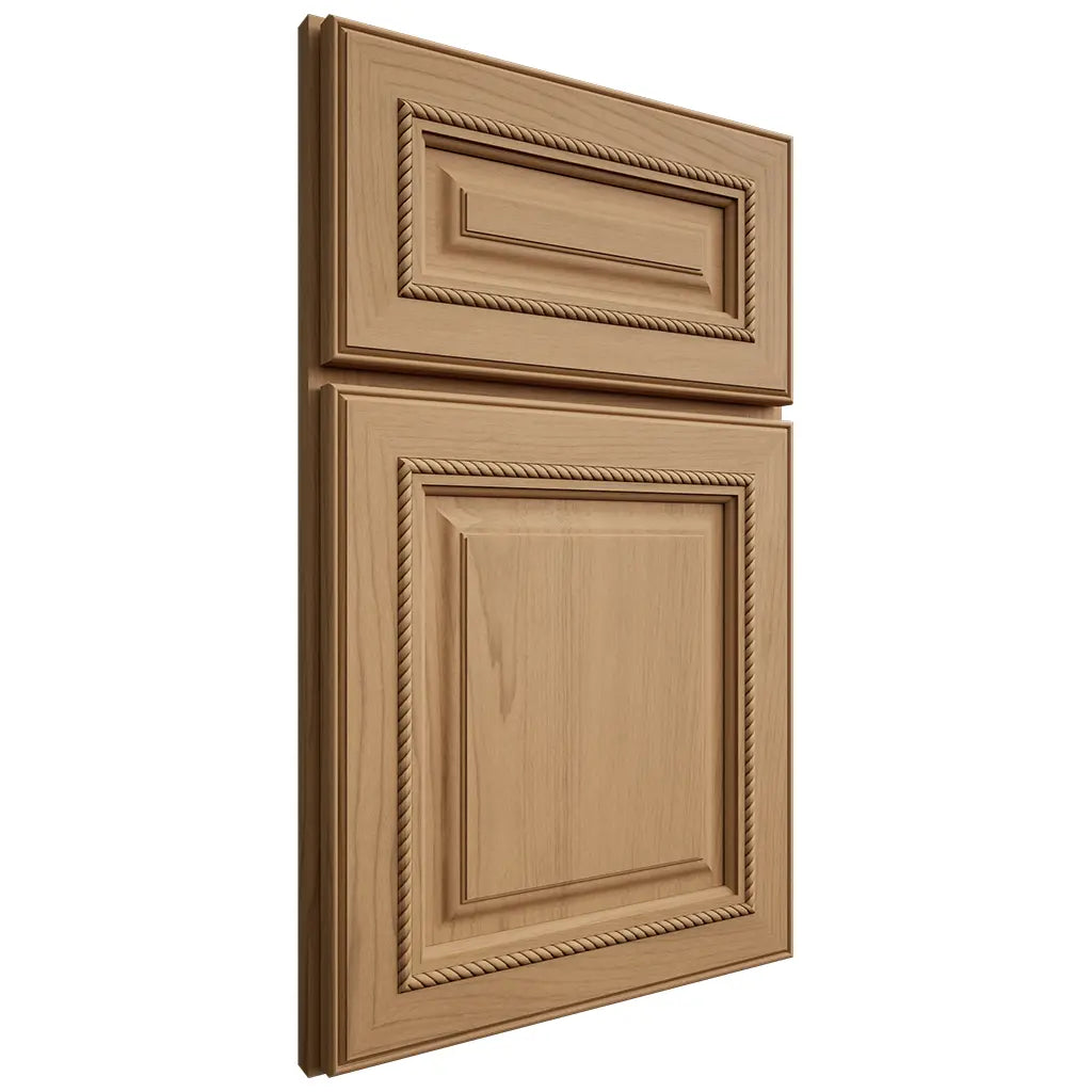 Shiloh Cabinetry Full Overlay Manchester Alder Plain Cut Natural Door