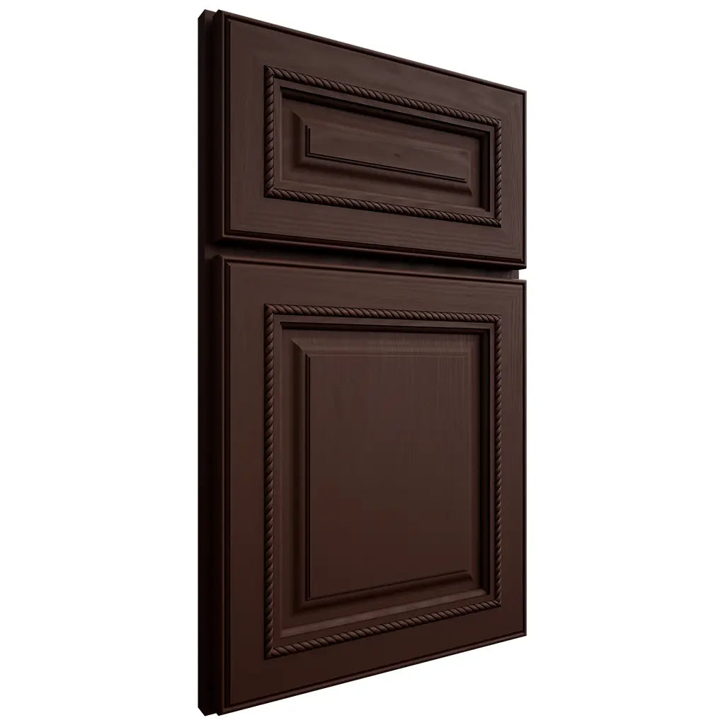 Shiloh Cabinetry Full Overlay Manchester Maple Plain Cut Cocoa Door