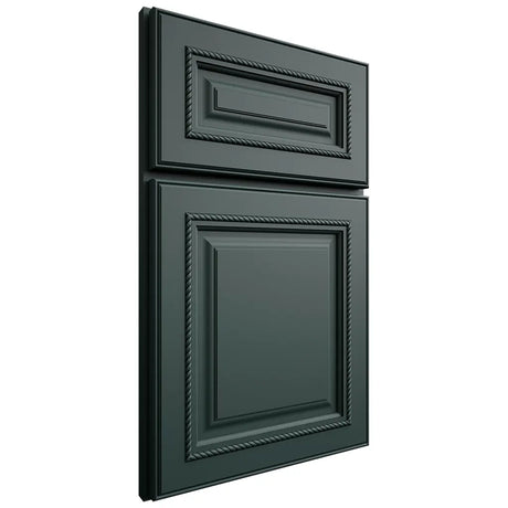Shiloh Cabinetry Full Overlay Manchester Paintable Billiard Green Door