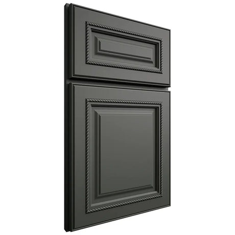 Shiloh Cabinetry Full Overlay Manchester Paintable Pewter Green Door