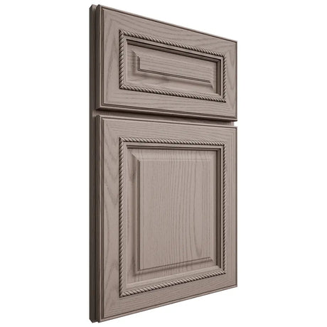 Shiloh Cabinetry Full Overlay Manchester Red Oak Plain Cut Sterling Door