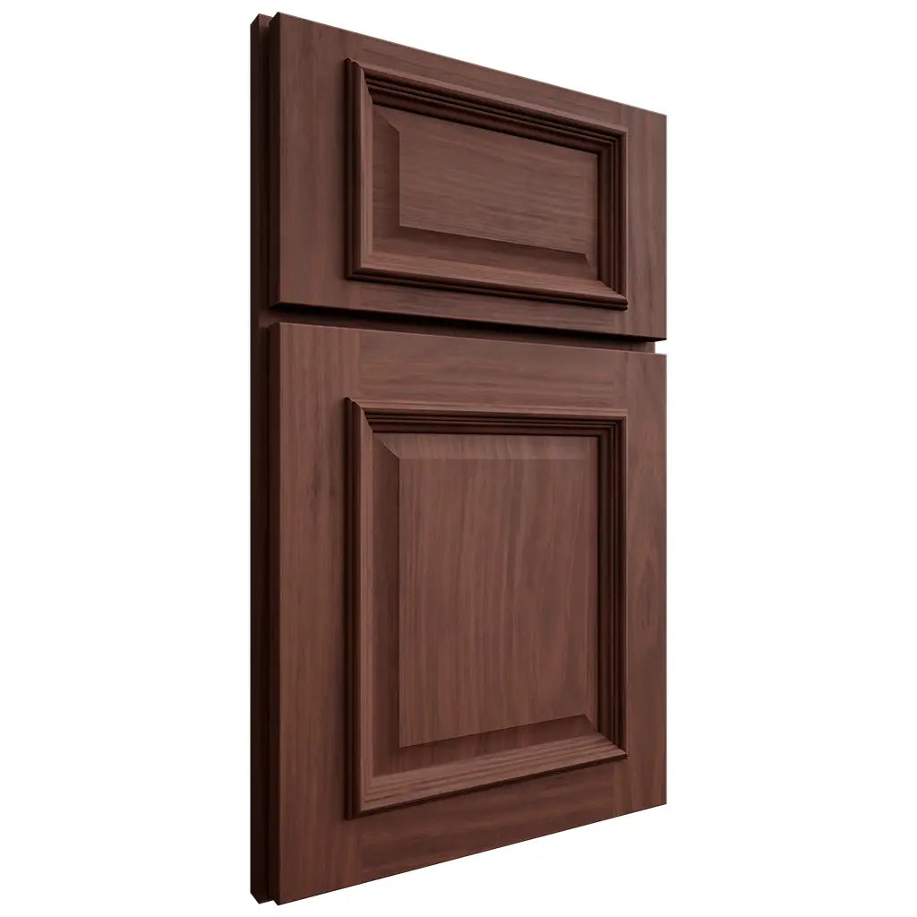 Shiloh Cabinetry Full Overlay Montgomery Cherry Plain Cut Bourbon Door