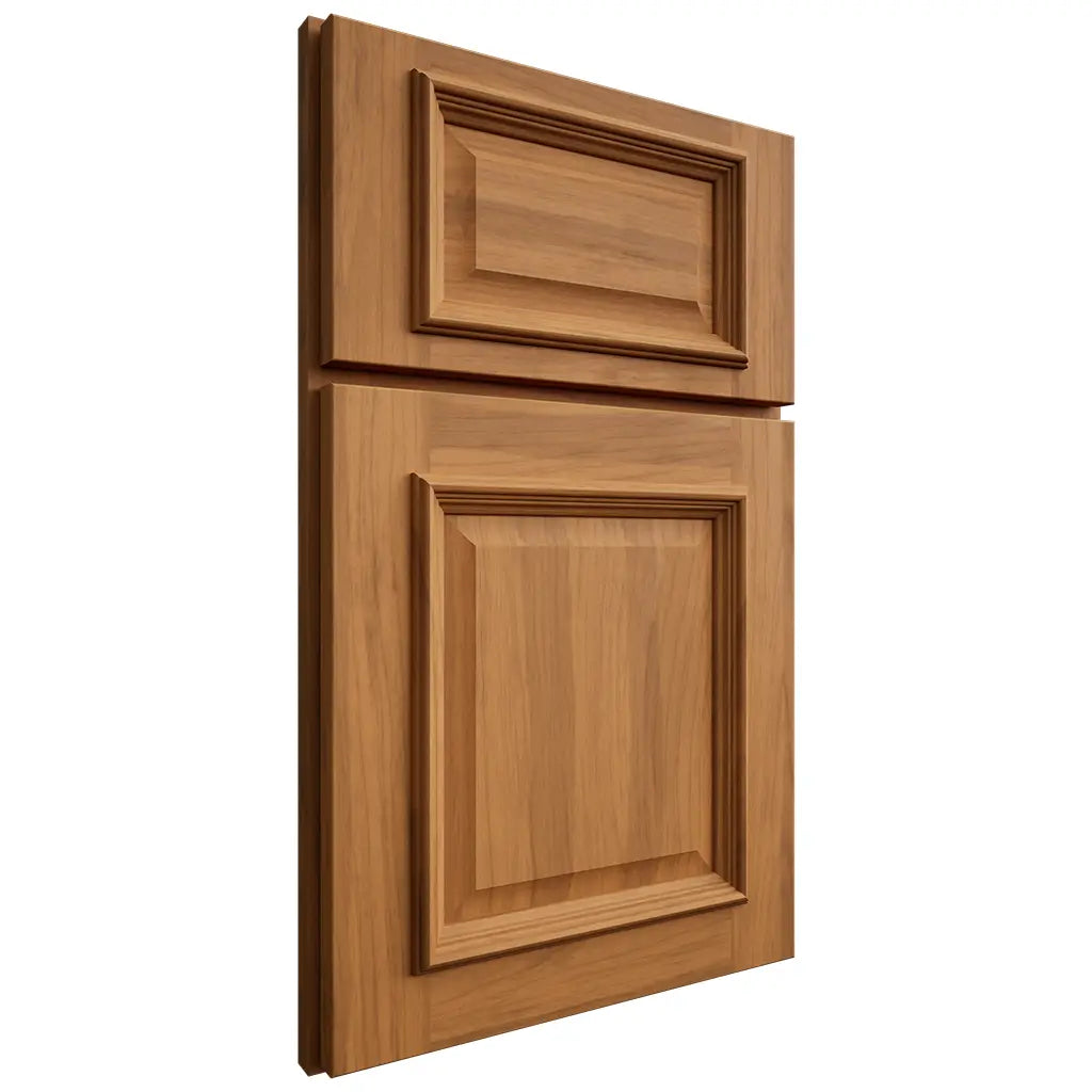 Shiloh Cabinetry Full Overlay Montgomery Hickory Plain Cut Medium Door