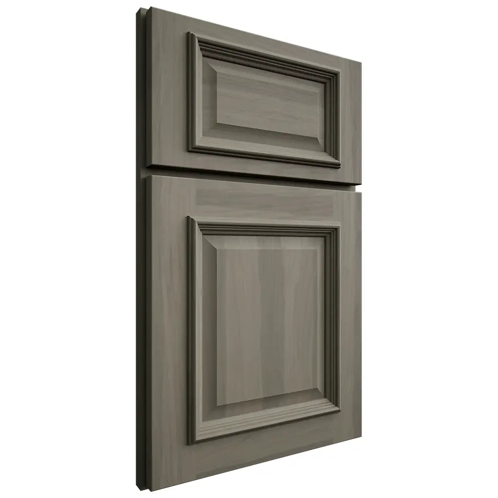 Shiloh Cabinetry Full Overlay Montgomery Hickory Plain Cut Thyme Door