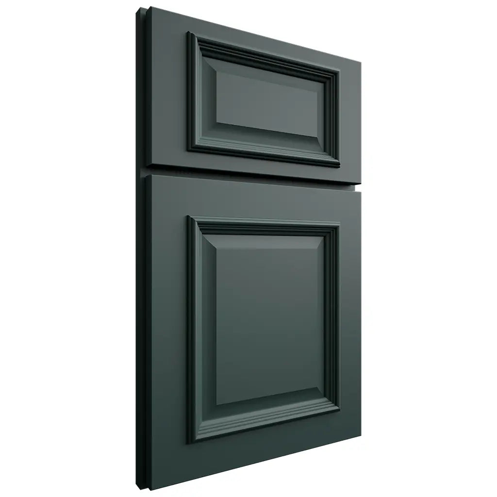 Shiloh Cabinetry Full Overlay Montgomery Paintable Billiard Green Door