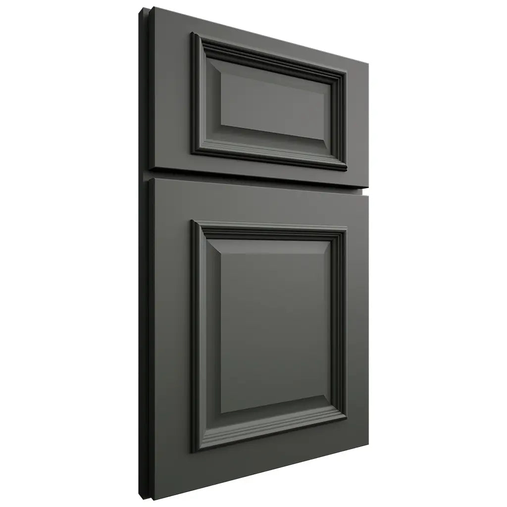 Shiloh Cabinetry Full Overlay Montgomery Paintable Pewter Green Door