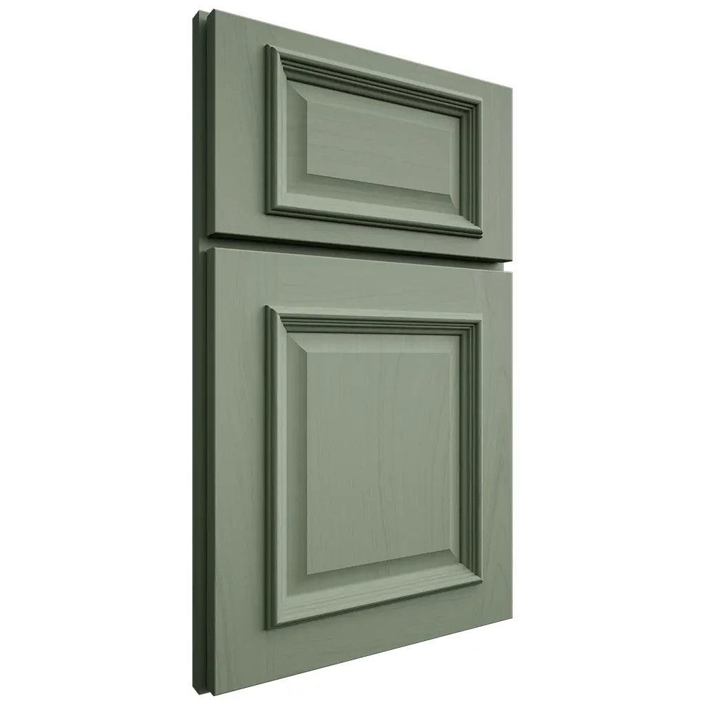 Shiloh Cabinetry Full Overlay Montgomery Poplar Plain Cut Moss Door