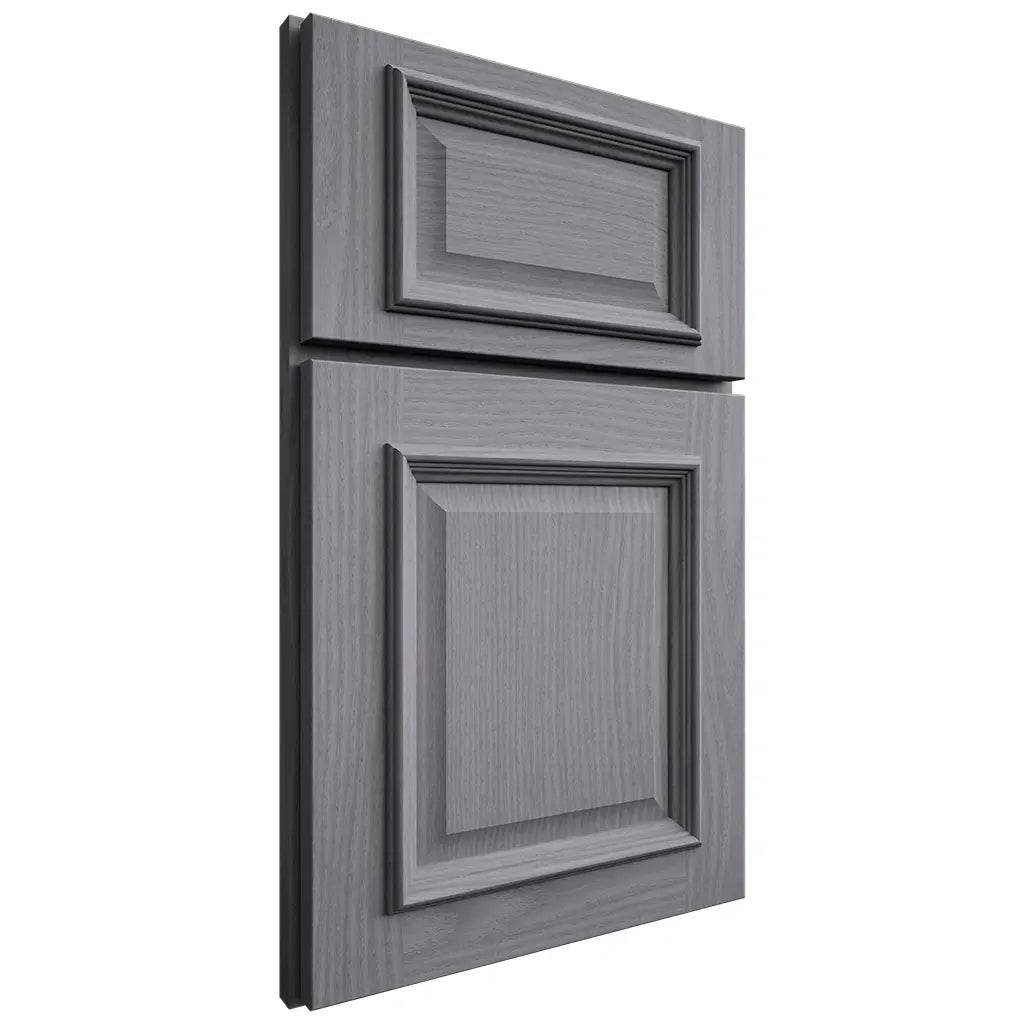 Shiloh Cabinetry Full Overlay Montgomery White Oak Plain Cut Cadet Door