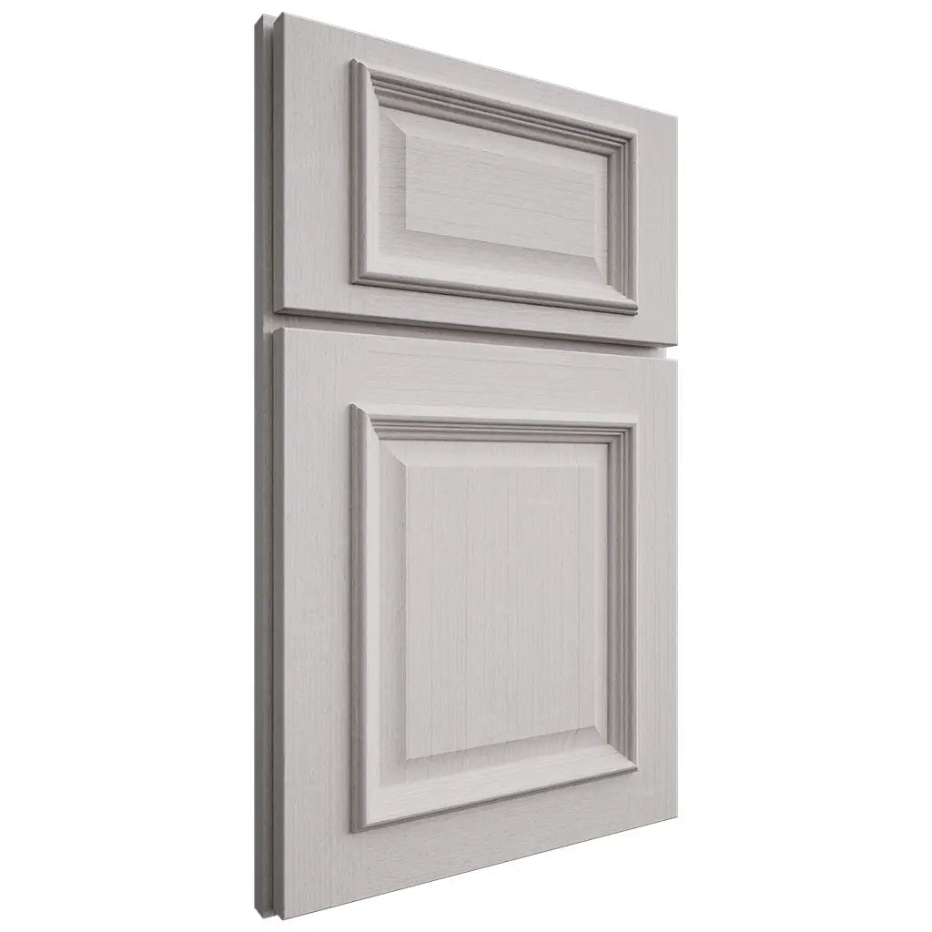 Shiloh Cabinetry Full Overlay Montgomery White Oak Quarter Sawn Cotton Door