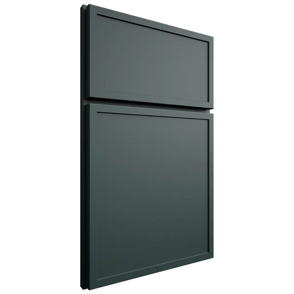 Shiloh Cabinetry Full Overlay Napa Paintable Billiard Green Door