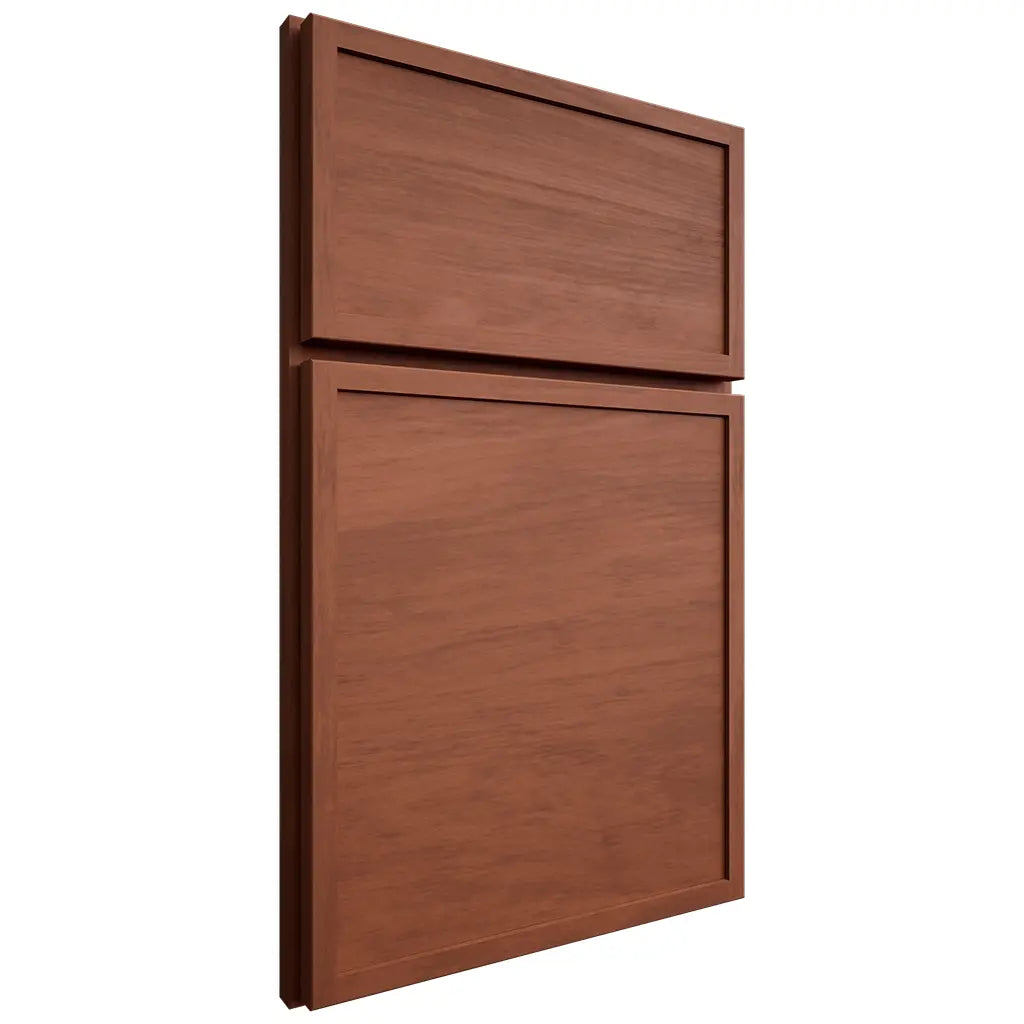 Shiloh Cabinetry Full Overlay Napa Horizontal Alder Plain Cut Sierra Door