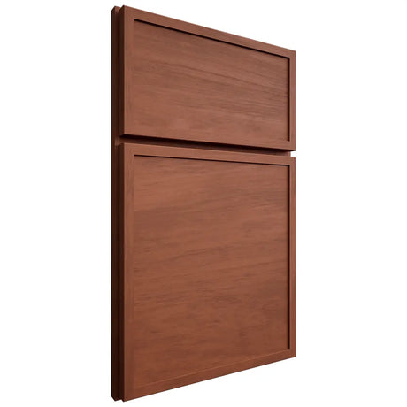 Shiloh Cabinetry Full Overlay Napa Horizontal Alder Plain Cut Sierra Door