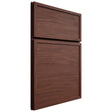 Shiloh Cabinetry Full Overlay Napa Horizontal Cherry Plain Cut Bourbon Door