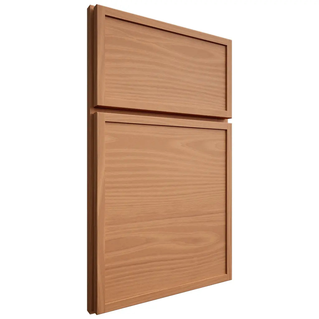 Shiloh Cabinetry Full Overlay Napa Horizontal Cherry Plain Cut Natural Door
