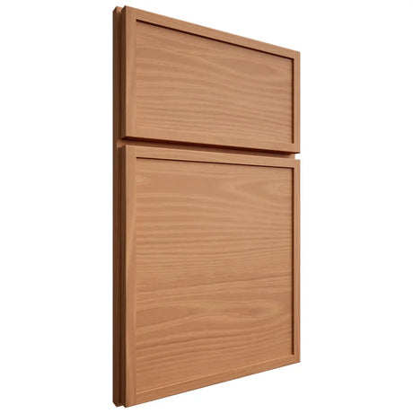 Shiloh Cabinetry Full Overlay Napa Horizontal Cherry Plain Cut Natural Door