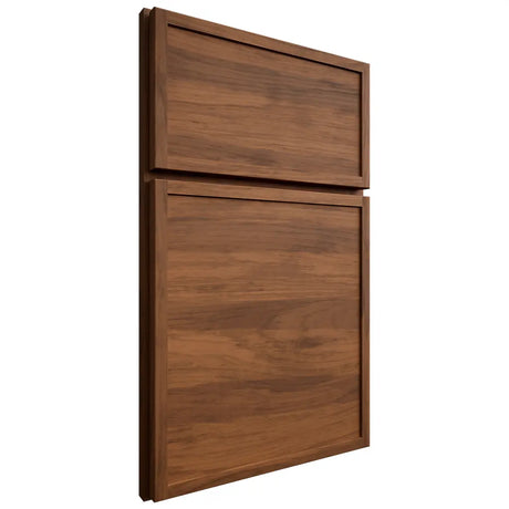 Shiloh Cabinetry Full Overlay Napa Horizontal Hickory Plain Cut Burnt Sugar Door