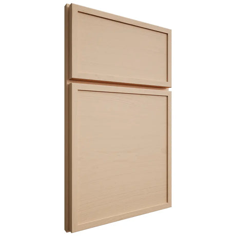 Shiloh Cabinetry Full Overlay Napa Horizontal Maple Plain Cut Natural Door