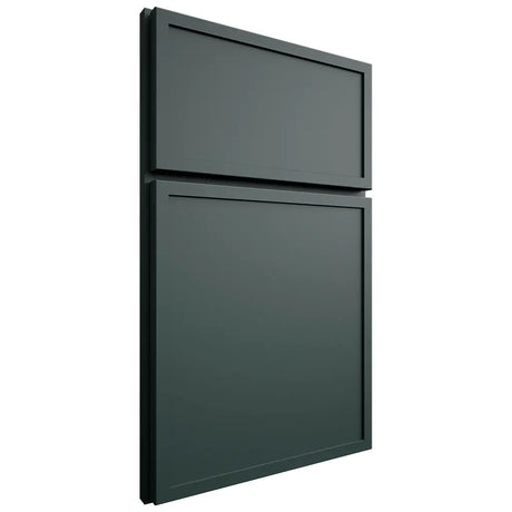 Shiloh Cabinetry Full Overlay Napa Horizontal Paintable Billiard Green Door