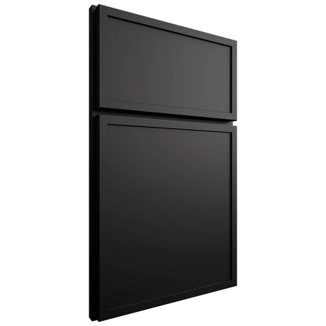 Shiloh Cabinetry Full Overlay Napa Horizontal Paintable Black Door