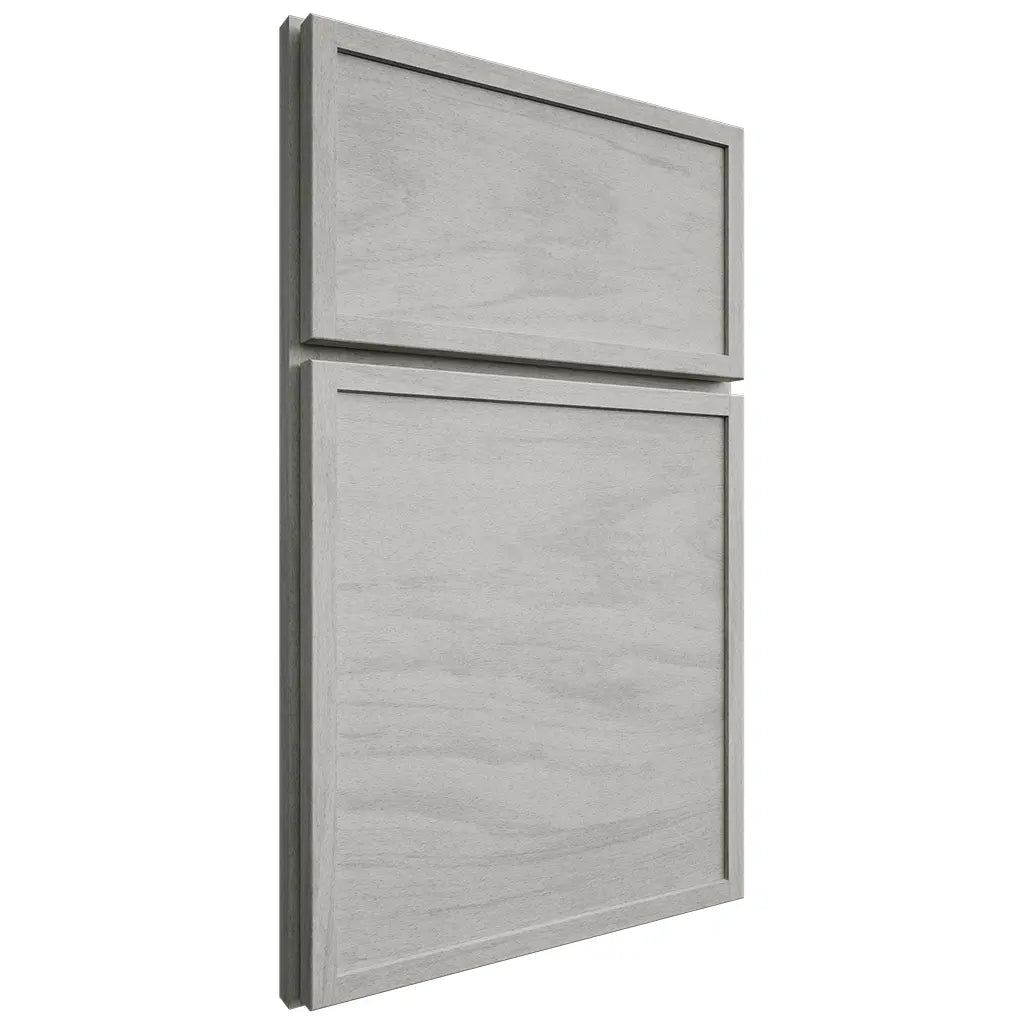 Shiloh Cabinetry Full Overlay Napa Horizontal Poplar Plain Cut Stratus Door