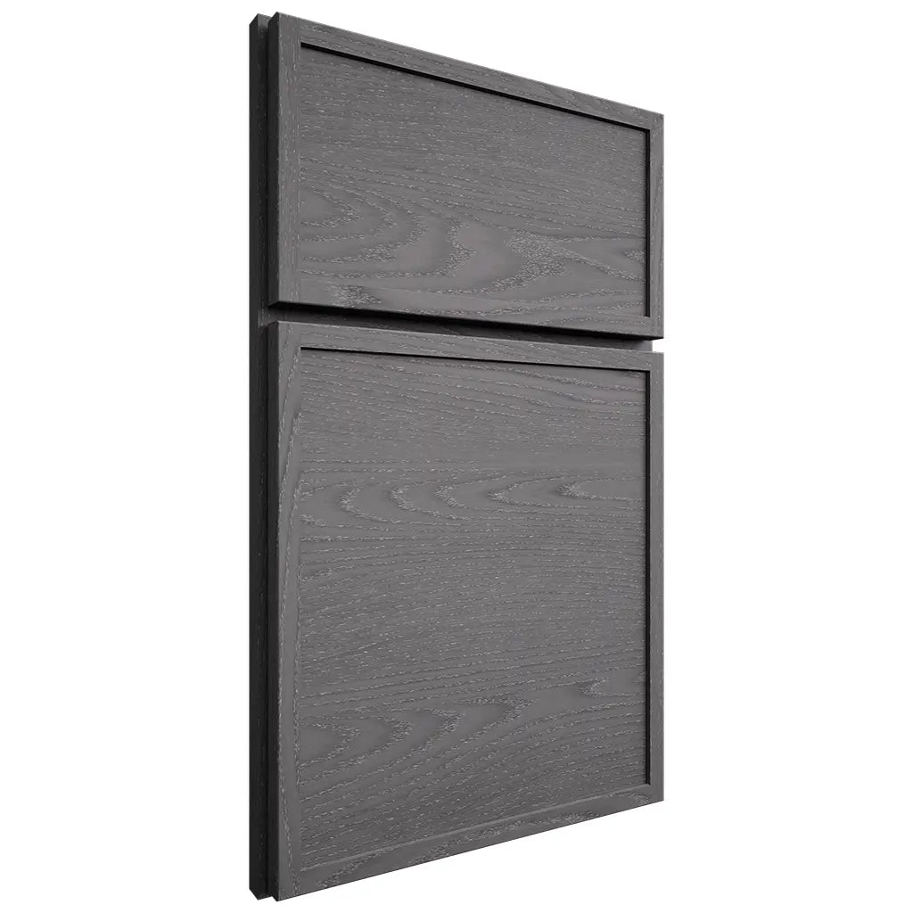 Shiloh Cabinetry Full Overlay Napa Horizontal Red Oak Plain Cut Cadet Door