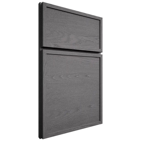 Shiloh Cabinetry Full Overlay Napa Horizontal Red Oak Plain Cut Cadet Door