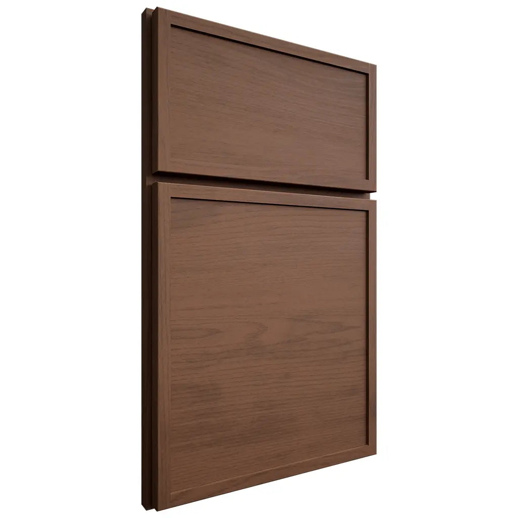 Shiloh Cabinetry Full Overlay Napa Horizontal Walnut Plain Cut Natural Door