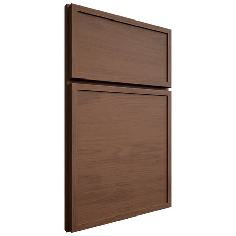 Shiloh Cabinetry Full Overlay Napa Horizontal Walnut Plain Cut Natural Door