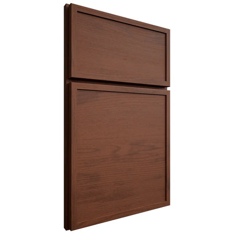 Shiloh Cabinetry Full Overlay Napa Horizontal Walnut Plain Cut Rye Door