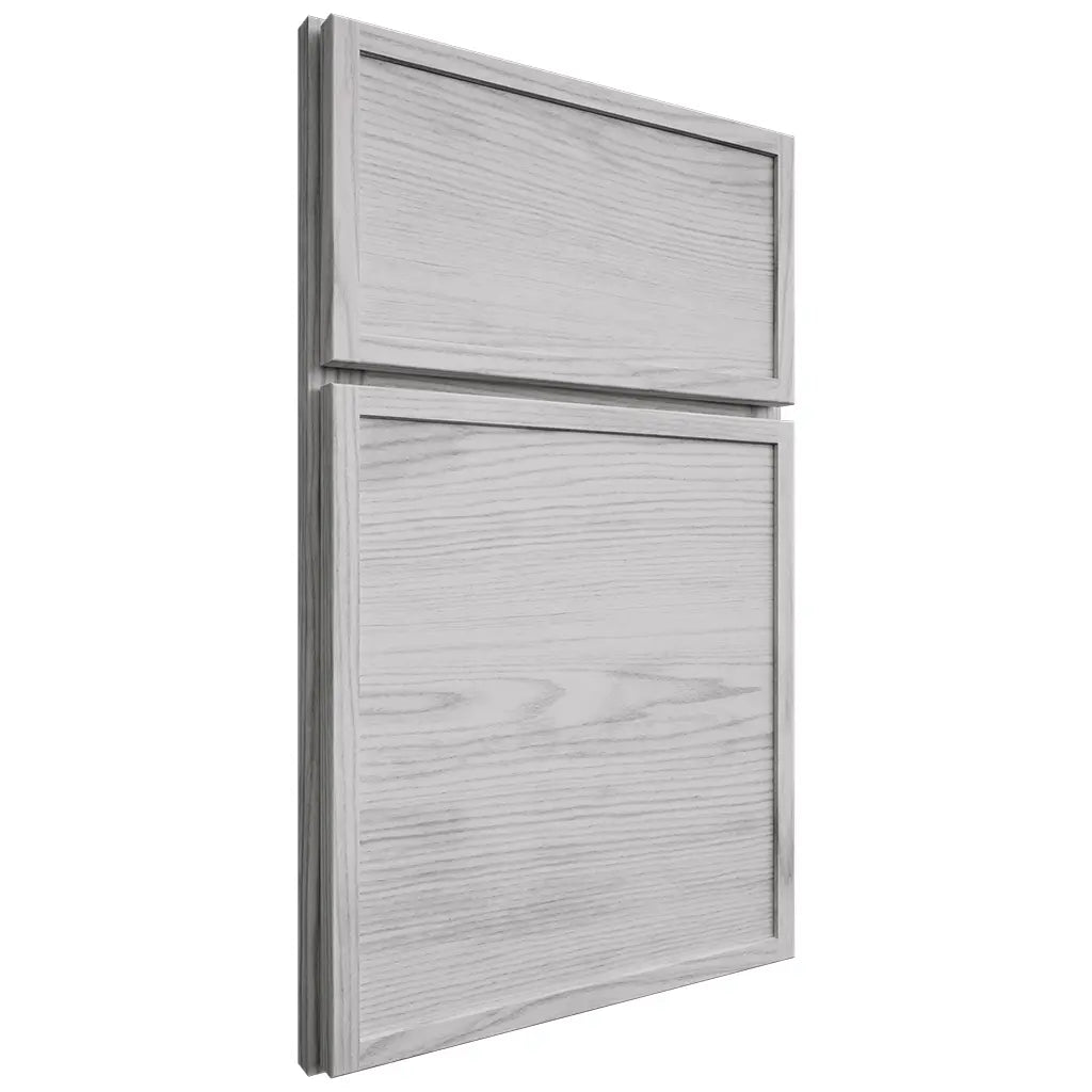 Shiloh Cabinetry Full Overlay Napa Horizontal Walnut Plain Cut Stratus Door