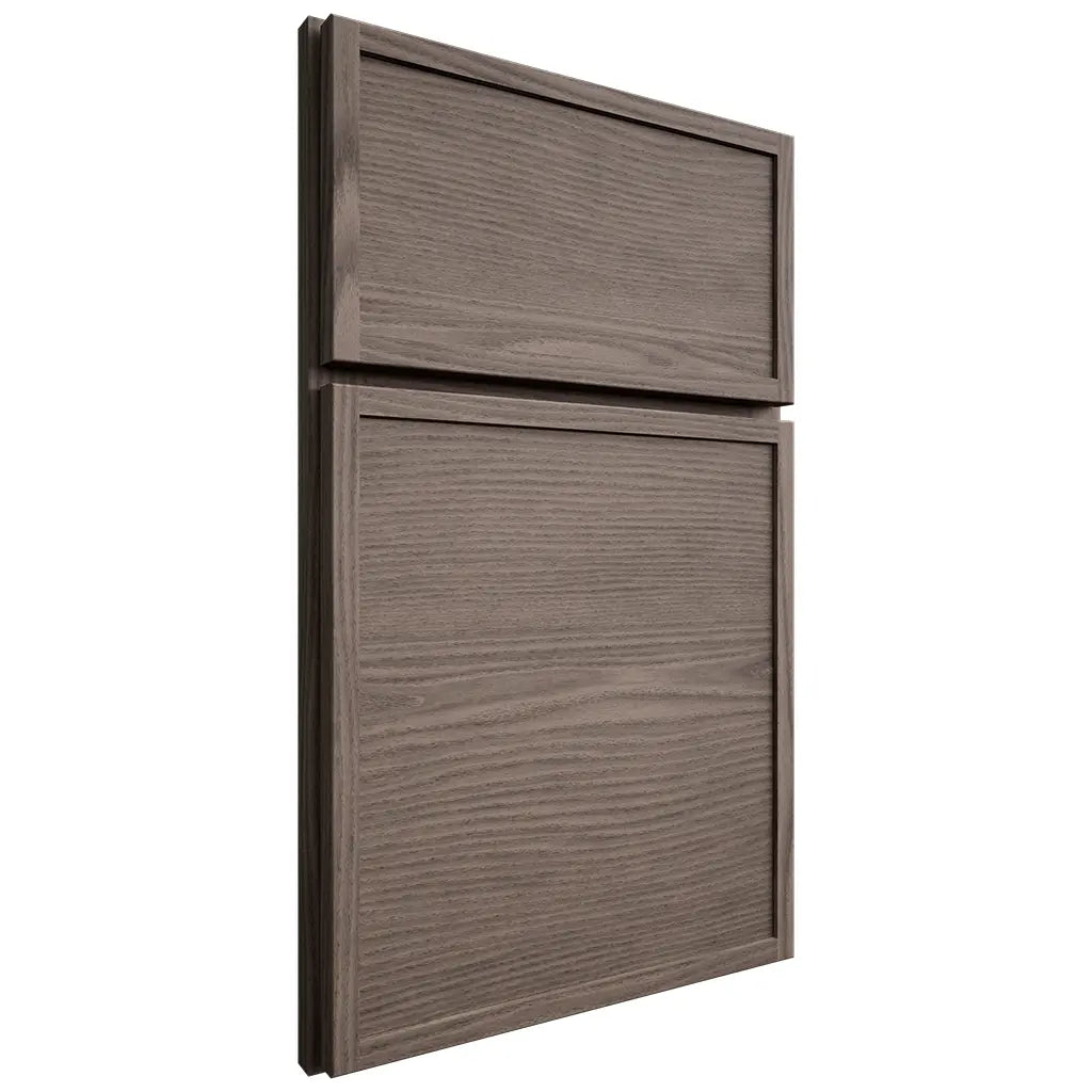 Shiloh Cabinetry Full Overlay Napa Horizontal White Oak Plain Cut Clay Door