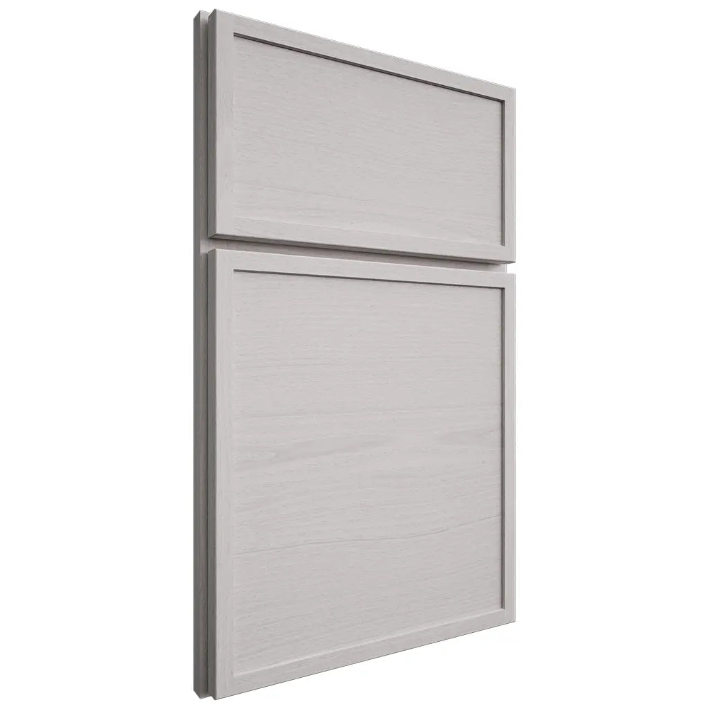 Shiloh Cabinetry Full Overlay Napa Horizontal White Oak Plain Cut Cotton Door