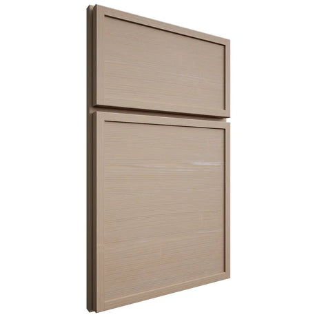 Shiloh Cabinetry Full Overlay Napa Horizontal White Oak Quarter Sawn Straw Door
