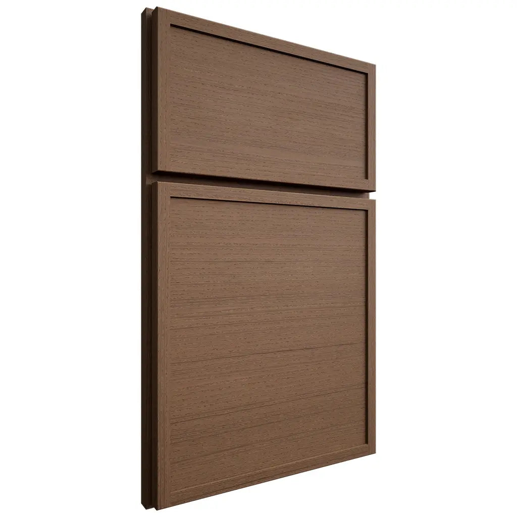 Shiloh Cabinetry Full Overlay Napa Horizontal White Oak Rift Cut Autumn Door