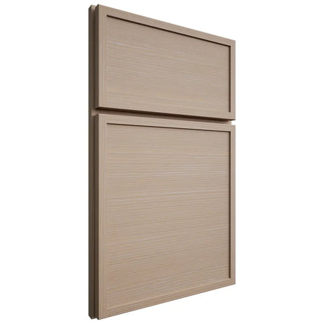 Shiloh Cabinetry Full Overlay Napa Horizontal White Oak Rift Cut Straw Door